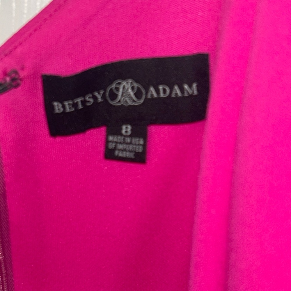Betsy & Adam One shoulder Bow Sheath Dress - Picture 6 of 7